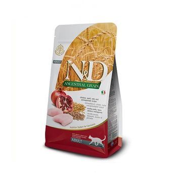 Низькозерновий сухий корм Farmina LOW GRAIN для дорослих кішок (курка/гранат), 300 г (8010276021540) 8010276021540 фото