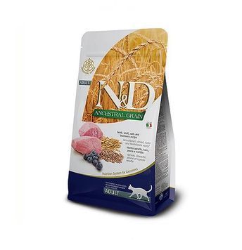 Низькозерновий сухий корм Farmina LOW GRAIN для дорослих кішок (ягня / чорниця), 300 г (8010276021564) 8010276021564 фото