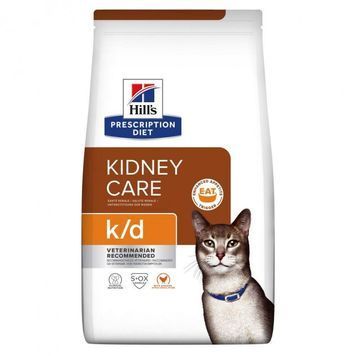 Лікувальний корм Hill's PD k/d Kidney Care з куркою для кішок при нирковій та/або серцевій недостатності 3 кг (052742043760) 052742043760 фото