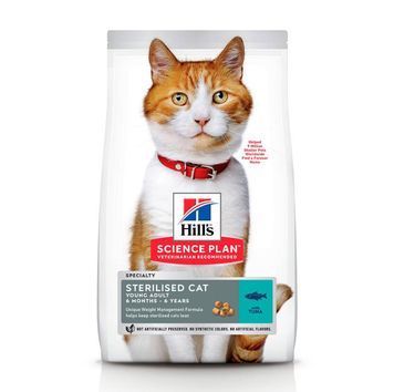 Сухой корм с тунцем для кошек Hill's SP Adult Young Sterilised Cat With Tuna 0,3 кг (052742023700) 052742023700 фото