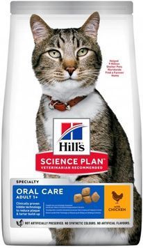 Корм Hill's Science Plan Feline Adult Oral Care Chiken сухой с курицей для взрослых котов забота о полости рта 1.5 кг (052742752204) 052742752204 фото