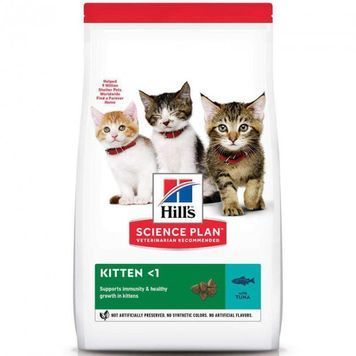 Сухой корм для котят до 1 года Hill's Science Plan Kitten Tuna с тунцом 300 г (052742022758) 052742022758 фото